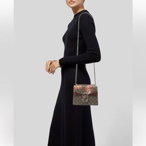 Gucci Monogram Floral Leather Dionysus Mini Crossbody